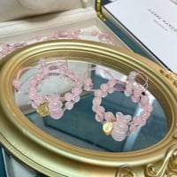 Image 3 of pink bunny bracelet 粉兔手链