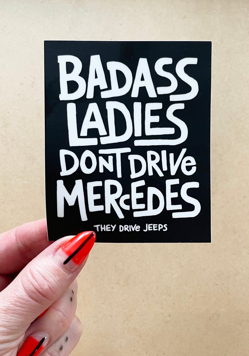 Badass Ladies Club Sticker