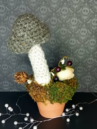 Image 3 of Owl Mushroom Planter 