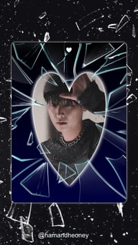 Image of Inspired by SF9 "Bibora" Double Sided Acrylic Photocard Holder Standee