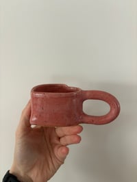 Image 4 of heart espresso mug in pink