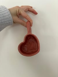 Image 2 of heart espresso mug in pink