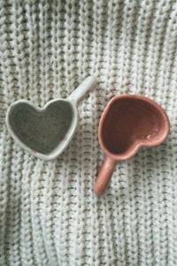 Image 1 of heart espresso mug in pink