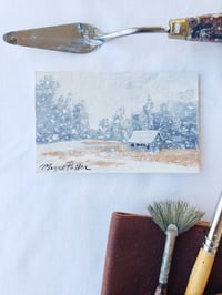 Image 1 of Snow On, Snow On, Snow -Original Acrylic Painting 