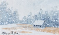 Image 2 of Snow On, Snow On, Snow -Original Acrylic Painting 