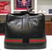 Image of Vtg Gucci Black Leather Shoulder Bag 