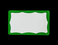 Image 2 of Wavy green eggshell stickers 