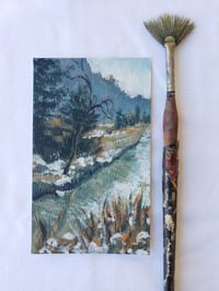 Image 1 of A Warm Day in January -Original Acrylic Painting 