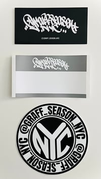 Image 2 of GRAFF SEASON NYC HANDSTYLE EGGSHELL STICKERS