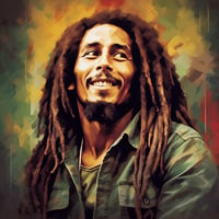 Image 2 of Bob Marley Graphic T-shirt