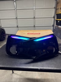 Image 1 of 18-21 WRX/STI JDM Bezels w/ RGB Flowing Color Changing LED