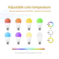 Wi-Fi Led Lamp Compatible With Google Assistant For Smart Life Decoration