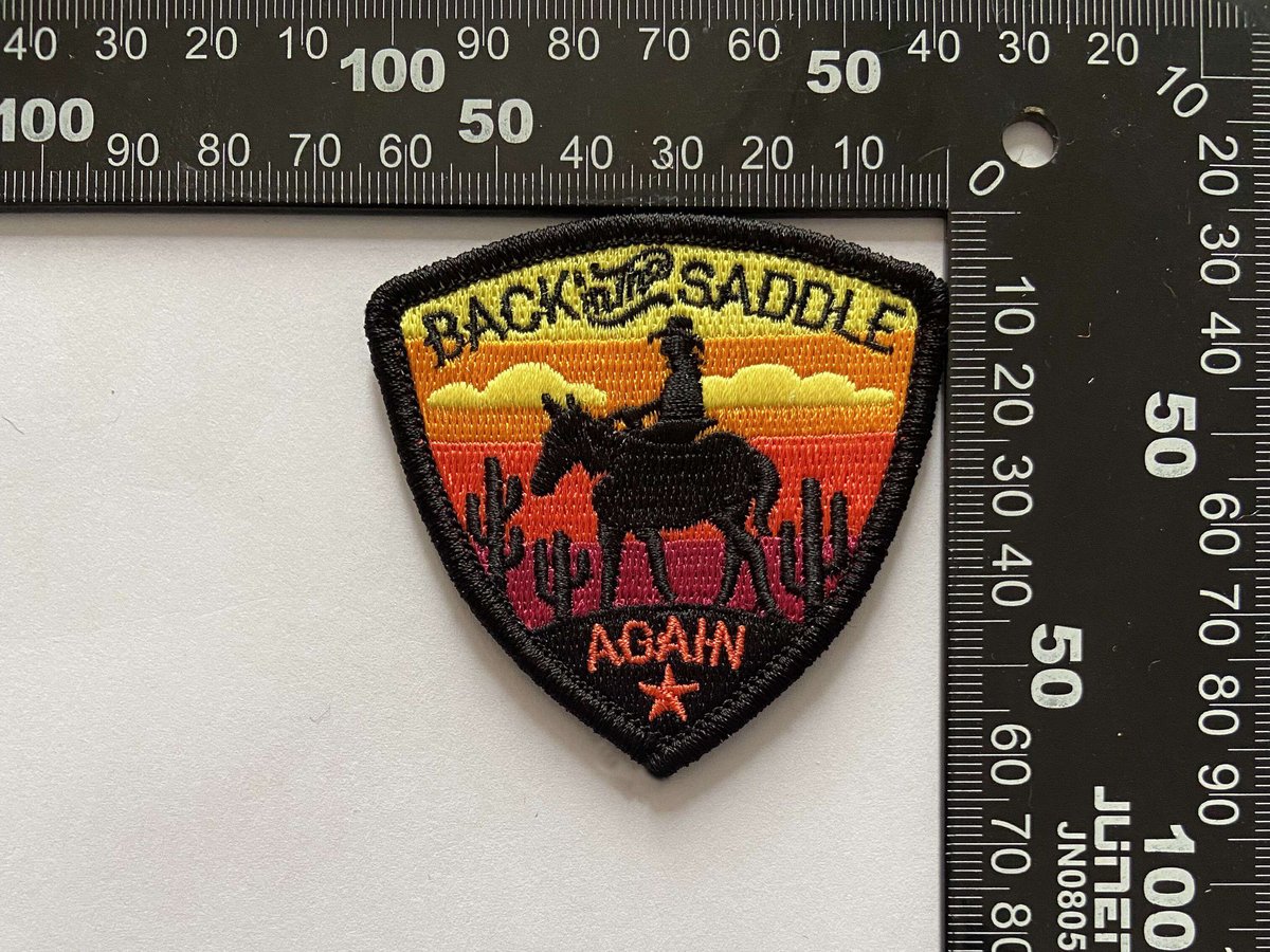 Image of Back in the Saddle Again Patch