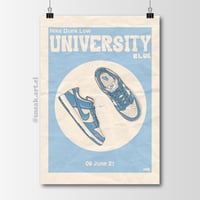 Image 1 of Nike Dunk Low “University Blue” (2021) Sneaker Print