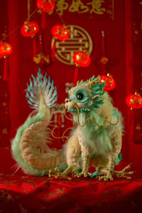 Image 2 of PREORDER Chinese white dragon artdoll