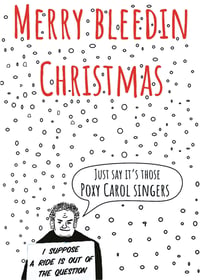 Poxy Carol Singers Card 