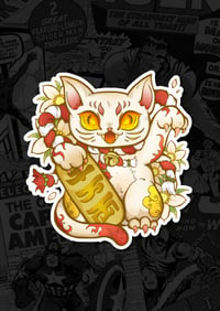 Image 1 of Maneki-neko 招き猫 Sticker // ** FREE SHIPPING ** 