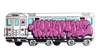 Pink Subway Train ladies Tee