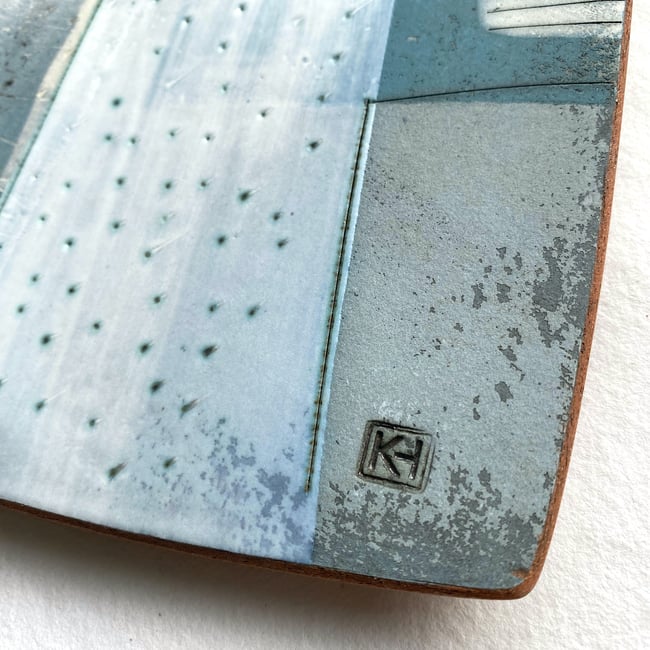 Winter Walk Series | No. 4 Landscape Inspired Ceramic Wall Piece