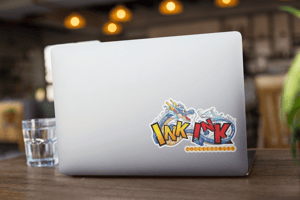 Image of InkInk Collectibles Year of the Dragon Sticker ( BLUE ) // ** FREE SHIPPING **