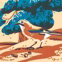 Image 2 of Jay Planted Oak screenprint