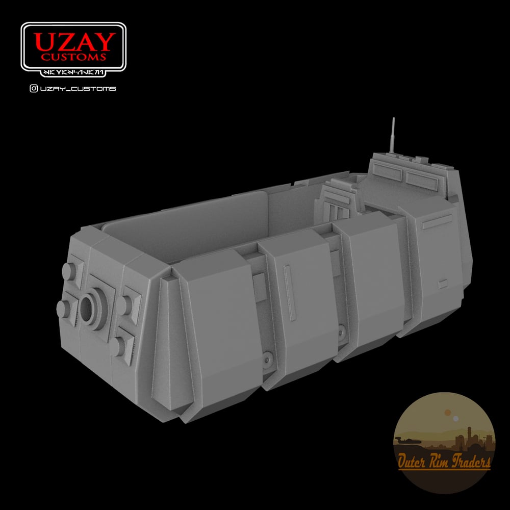 Image of Hoth Transport modeled by Uzay Customs