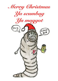 Scumbag Ye Maggot Card 