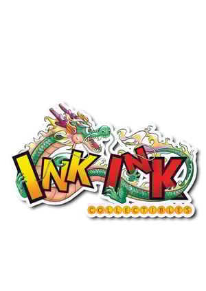 Image of InkInk Collectibles Year of the Dragon Sticker ( Green ) // ** FREE SHIPPING **