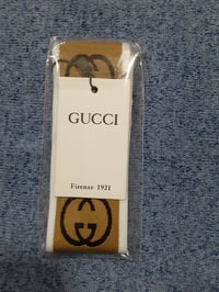 Image 2 of Gucci Headband White&Brown