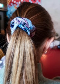 Image 3 of Singing blues scrunchie 5 