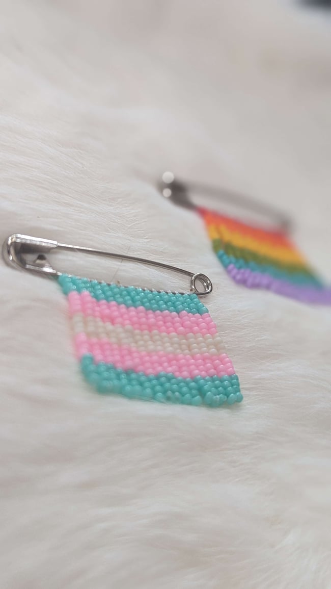 pride fringe pins