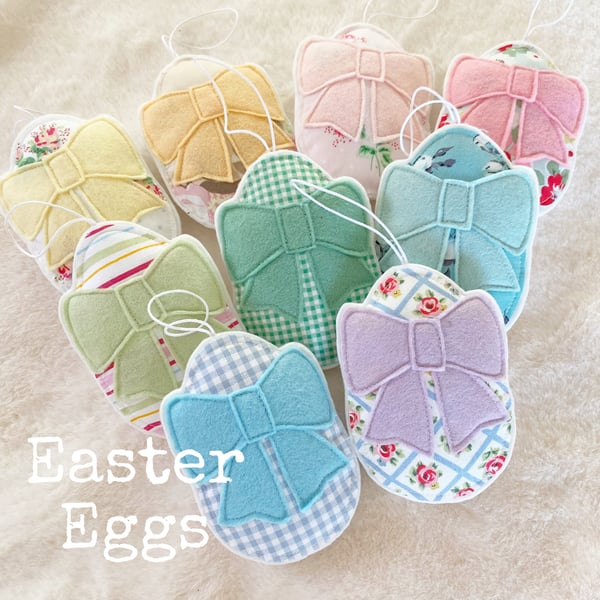 Image of Bow Easter Egg Decorations