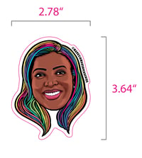Image 3 of NY Attorney General Letitia James Face Sticker