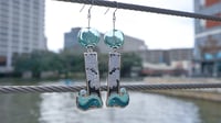 Image 4 of Stormy Seas Fuurin Windchime Earrings 