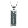 Clearance Price Oxidized Silver Ogham Pendant
