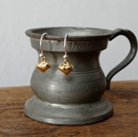 Image 3 of Tiny gold hearts ~ pendant and earrings