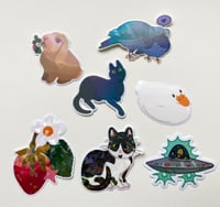 Image 3 of Large Holographic Vinyl Stickers