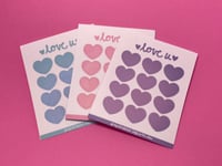 love you - Washi Deco Stickers