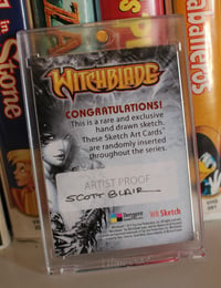 Image 2 of Artist Proof Sketch Card - Witchblade