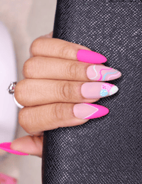 Image 1 of Classic pink  Press On Nails
