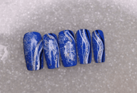 Image 1 of Blue butterfly   Press On Nails