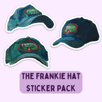 Image 1 of Frankie Hat Sticker Pack