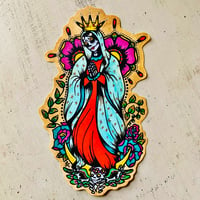 Image 2 of Day of the Dead "Virgen de Guadalupe" Sticker Decal