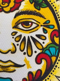Image 4 of Traditional Tattoo Sun "El Sol" Loteria Mexican Folk Art Print 