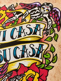 Image 4 of "Mi Casa Es Su Casa" Welcome Spanish Sign Art Print 