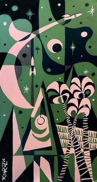 Original Painting "Paradise Planet" 