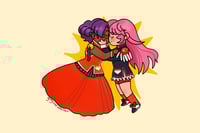 Image 2 of RGU: Utena and Anthy Vinyl Sticker