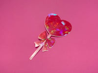 Heart Lollipop Holographic Sticker