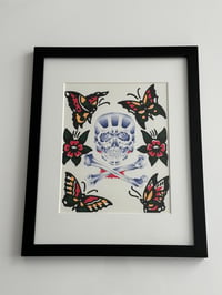 Image 2 of ORIGINAL BUTTERFLY SKULL