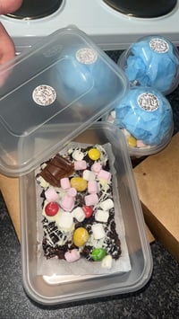 Rocky road brownie
